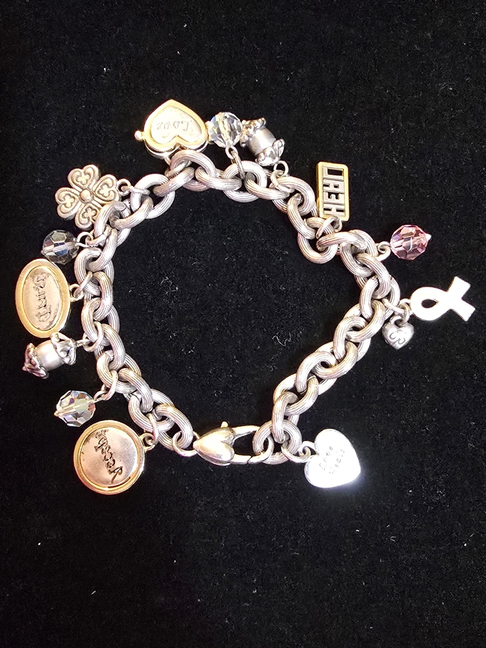 Brighton Power of Pink 2006 charm bracelet